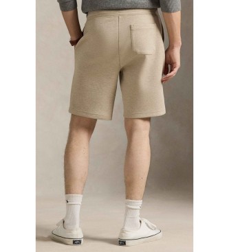 Polo Ralph Lauren para hombre. 710881520504 Pantalón corto de punto doble beige (XXL), Casual, Algodón