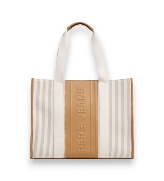 Pepe Jeans para mujer. PL0300139 Bolso Zenda Niza beige (OSFA), Casual, Poliéster