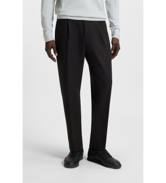 BOSS Pantalón Convert Pleat negro
