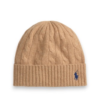 Polo Ralph Lauren Cable-Knit Wool-Cashmere Beanie mössor dam – bild 8
