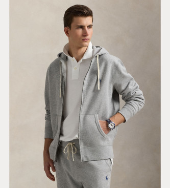 Polo Ralph Lauren Sudadera RL con capucha gris