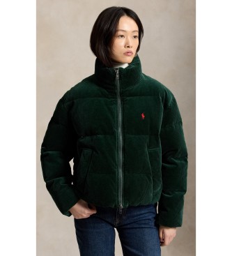 Polo Ralph Lauren Chaqueta de pana con acolchado de plumón verde