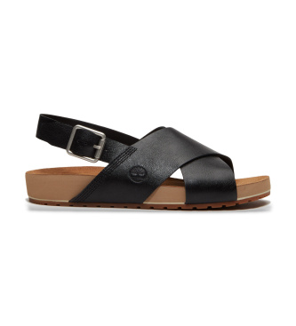 Para mujer. TB0A5MF1W021 Sandalias Malibu Waves de piel (40 W), Plano, Hebilla, Casual