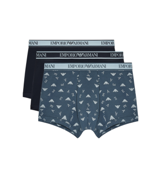 Para hombre. EM000370_AF20669 Set 3 Bóxers Elásticos (L), Homewear, Algodón