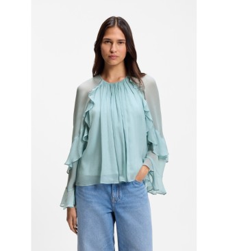Para mujer. 50573224 Blusa Bradia (34), Casual, Viscosa, Manga larga