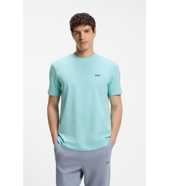 BOSS Camiseta Detalle azul