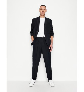 A|X Armani Exchange Pantalón Lino marino