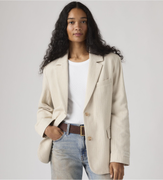 Para mujer. 005AX-0002 Americana Stella (L), Casual, Lino