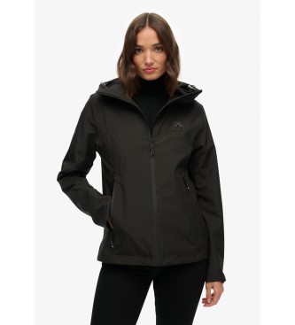 Superdry Chaqueta Impermeable negro
