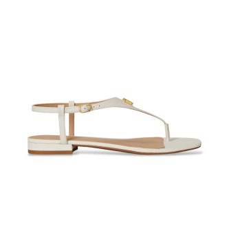 Lauren Ralph Lauren Sandalias Everley II de piel cruzada blanco roto