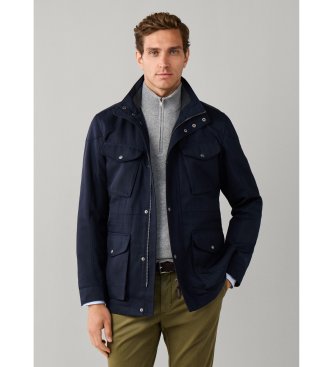 Hackett London Chaqueta Velospeed azul marino