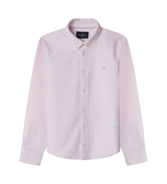 Hackett London Camisa Oxford Stripe rosa (5años= 109cm)