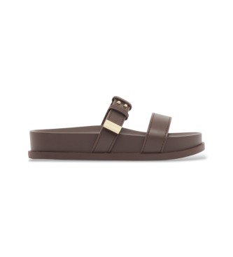 A|X Armani Exchange Sandalias Sabot marrón