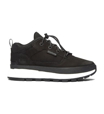 Timberland Zapatillas de piel con cordones Field Trekker negro