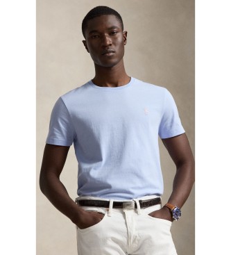 Polo Ralph Lauren Camiseta de punto Custom Slim Fit azul claro