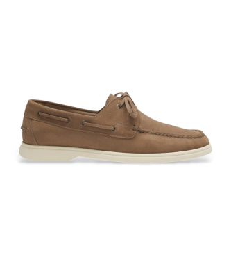 BOSS Náuticos de Ante Contraste beige