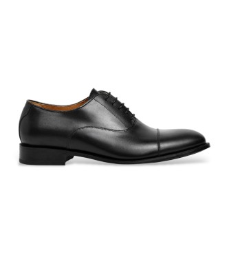 Hackett London Zapatos de piel Woking Oxford negro