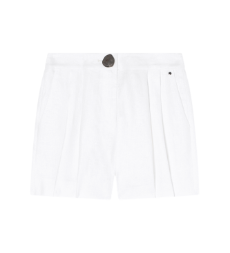A|X Armani Exchange Shorts Cintura Alta blanco