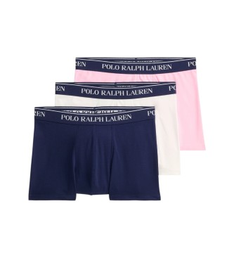 Polo Ralph Lauren Set 3 bóxers de algodón elástico marino