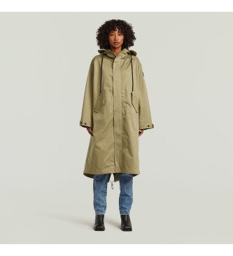G-Star para mujer. D28236-5126-6057 Parka Rovic verde (M), Casual, Algodón