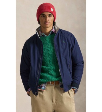 Polo Ralph Lauren para hombre. 710962340003 Chaqueta de manga raglán marino (L), Casual, Algodón