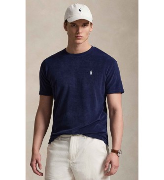 Polo Ralph Lauren para hombre. 710A12492005 Camiseta de punto de rizo Classic Fit marino (L), Casual, Algodón, Manga corta