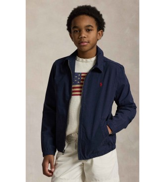 Polo Ralph Lauren For Boy. 323934661002 Navy Cotton Poplin Bayport Jacket ((Xl) 13/14Años= 163/174cm), Casual, Classic, Children's Fashion