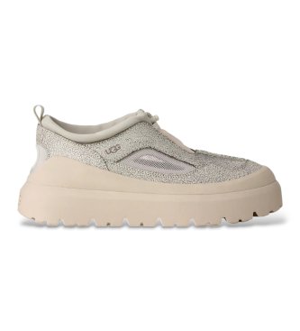UGG para hombre. 1177770 Zapatillas de piel Heritage Utility Axoid Crackle beige (46), Plano, Cordones, Casual