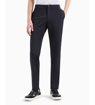 A|X Armani Exchange para hombre. 8NZP49ZNYZZ1583 Pantalón Logotipo marino (29), Casual, Poliamida