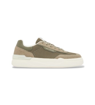 A|X Armani Exchange para hombre. XM002688AF17539Z7016 Zapatillas casual pro verde (44.5), 3 a 5cm, Cordones