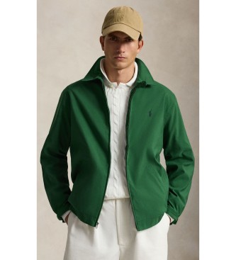 Polo Ralph Lauren para hombre. 710940744501 Chaqueta de sarga con doble fuelle verde (M), Casual, Poliéster