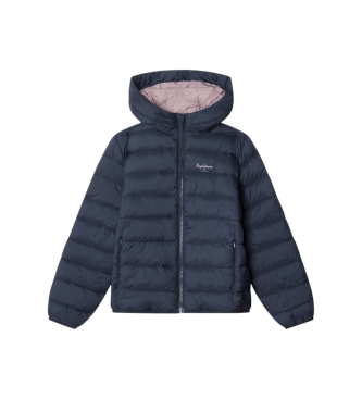 Pepe Jeans para niña. PG4000006 Chaqueta Dahlia marino (6años= 104cm), Casual, Poliéster, moda infantil