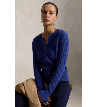 Polo Ralph Lauren para mujer. 211971868510 Cárdigan de algodón en punto de ochos marino (M), Azul, Casual