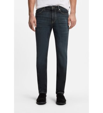 BOSS para hombre. 50566047 Jeans Delaware azul oscuro (33/32), Casual, Algodón, Denim, Marino
