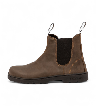 El Naturalista para mujer. 252621122005_0G3 Botines de Piel N5262 Nomada marrón oscuro (36), Plano, Casual