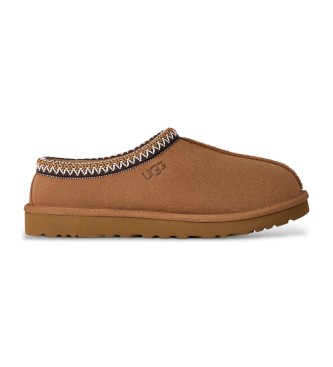 UGG para hombre. 1174671 Zapatillas de Piel Tasman II marrón (45), Plano, Ante, Ninguno, Homewear