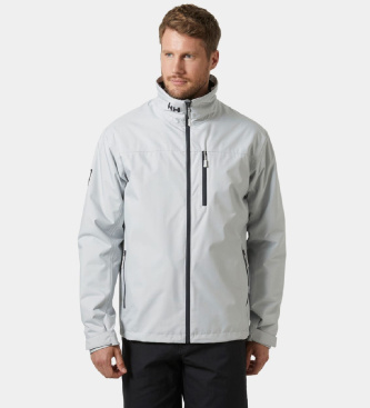 Helly Hansen para hombre. 34444 Chaqueta de capa intermedia Crew 2.0 gris (3XL)