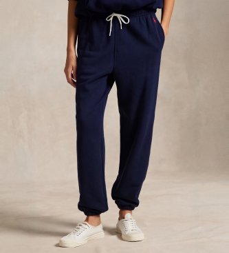 Polo Ralph Lauren para mujer. 211971694003 Pantalón Lightweight Draw marino (M), Casual, Algodón