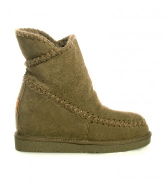 Gioseppo para mujer. 42114-P Botas de piel Josca taupe -Altura cuña interna + suela: 7cm- (41), 5 a 8cm, Ninguno, Casual, Gioseppo outlet 20