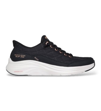 Skechers para mujer. 150413 Zapatillas Slip-Ins: Contour Foam - Cozy Fit Golden Hour negro (39), Plano, Cordones, Casual