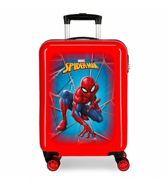 Joumma Bags. Mala de tamanho de cabine Spiderman Preto rÃ­gido -38x55x