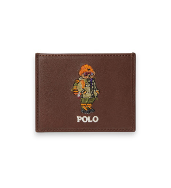 Korthållare i skinn Polo Bear
