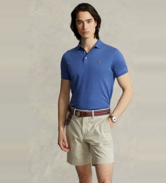 Slim fit-polo i mjuk bomull