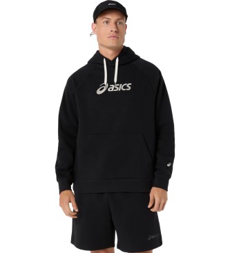 Asics Sudadera Logo Fleece negro