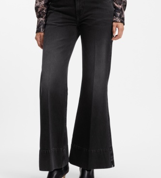 Boss Low-rise regular-fit jeans in bootcut cotton dam – bild 5
