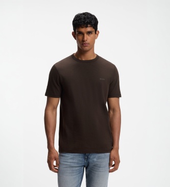 Boss Cotton-jersey T-shirt with logo detail herr – bild 5
