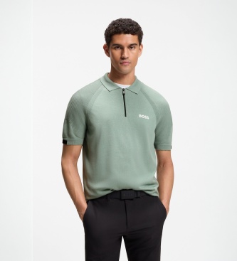 BOSS para hombre. 50575861 Polo Perform Max verde
