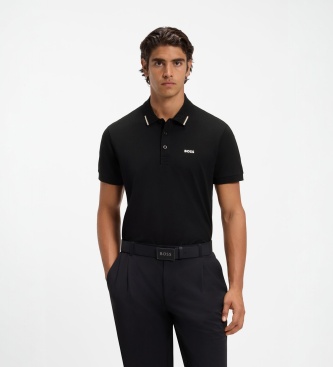 BOSS para hombre. 50564779 Polo Swing Paddy negro