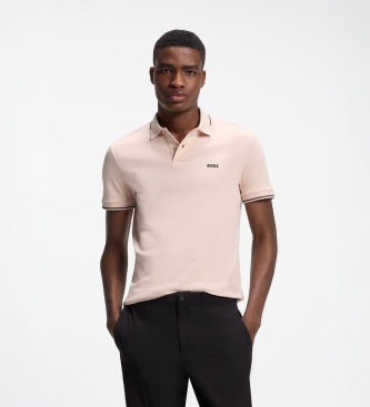 BOSS para hombre. 50564688 Polo Paule naranja pastel