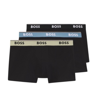 Boss Uomo Nero - Trunk 3P Power - Underwear - L - Immagine 3